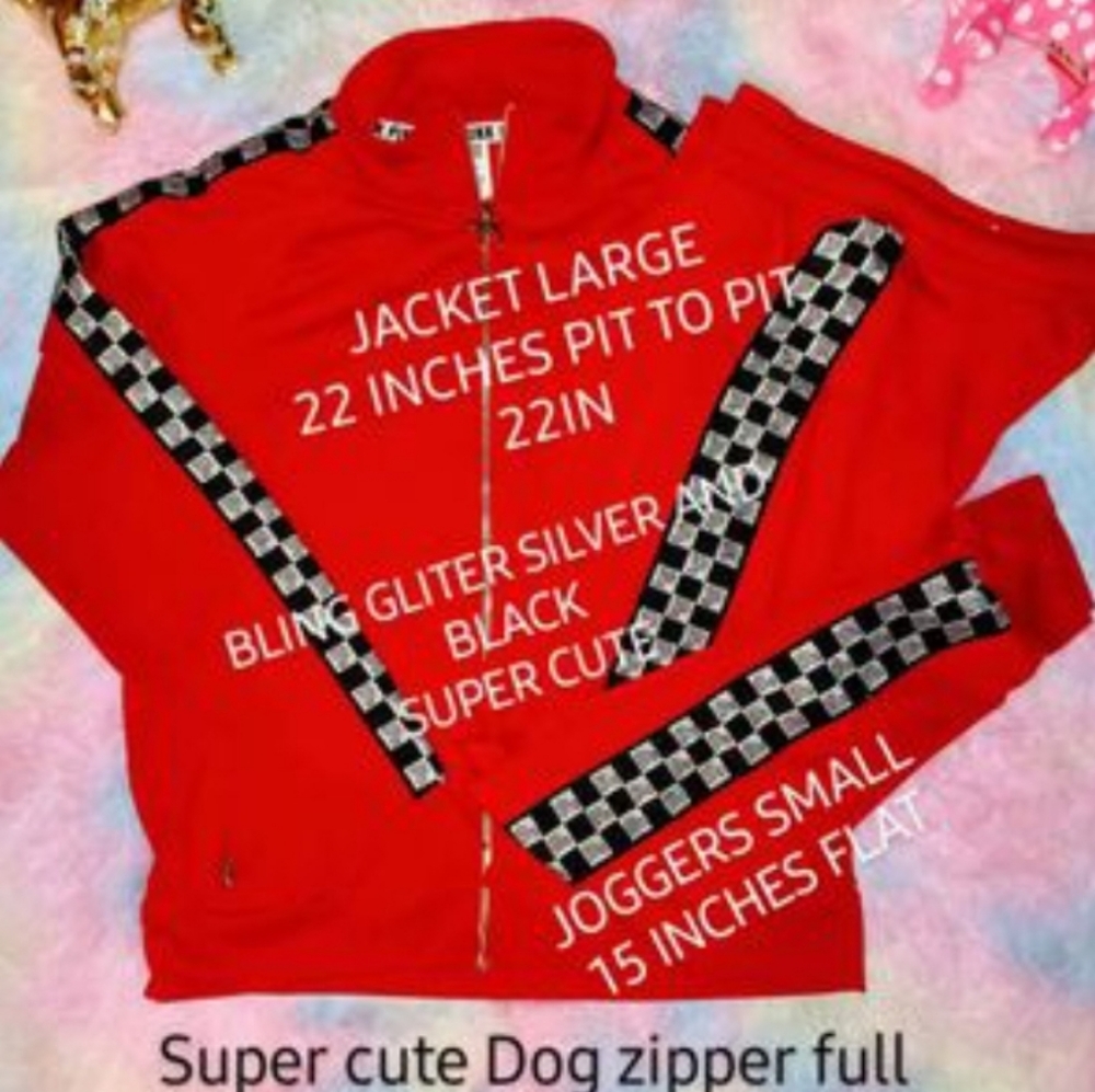 VERY RARE HTF checkered Victoria Secret track suit gorgeous
